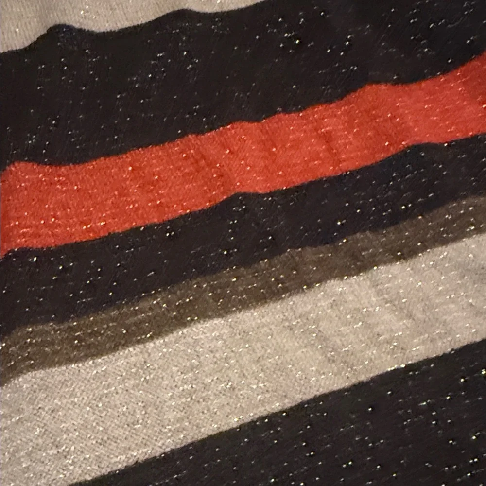 White Birch Striped top - Red, Black, and Cream nwt - Picture 3 of 5